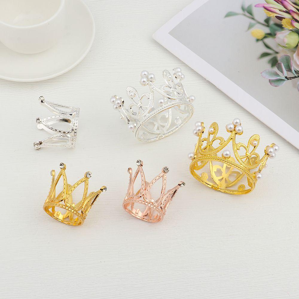 Ornaments Glass Sphere Base Rhinestone Support Metal Display Stand Crown Crystal Ball Holder