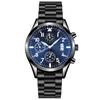 Quartz Wristwatch Luminous Men Watches Classic Calendar Male Business Steel Clock Relogio Masculino Popular Saati