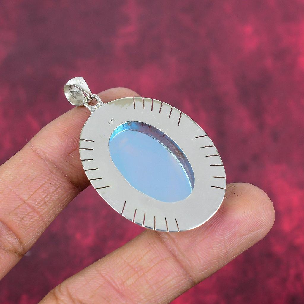 Подвеска Mystic Topaz, подвеска из драгоценного камня ручной работы, подвеска из цельного серебра 925 пробы, старинные ювелирные изделия, для подарка на помолвку