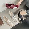 Fashion Versatile Flat-soled Single Shoes Women's 2025 New Summer Sports Soft-soled German Training Shoes Temperament Sports Casual Shoes