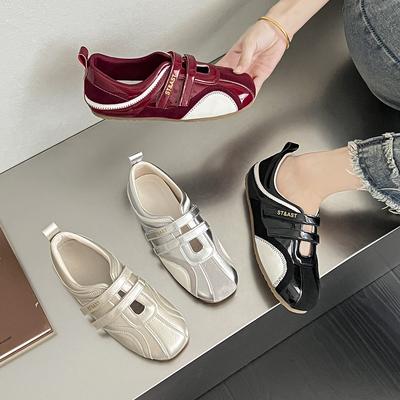 Модная универсальная обувь на плоской подошве, женская, 2025, новая летняя спортивная обувь с мягкой подошвой, немецкие тренировочные туфли, темпераментная спортивная повседневная обувь