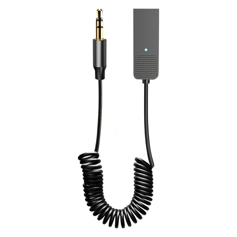 Автомобильный Bluetooth 5.2 приемник адаптер Музыка для автомобиля USB 3.5 мм разъемы High Audio Call Assistance адаптер Plug And Play передатчик