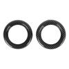 2PCS Car Inner Door Handle Trim Carbon Pattern Comfortable Touch Smooth Surface Replacement For Cooper R54 R56