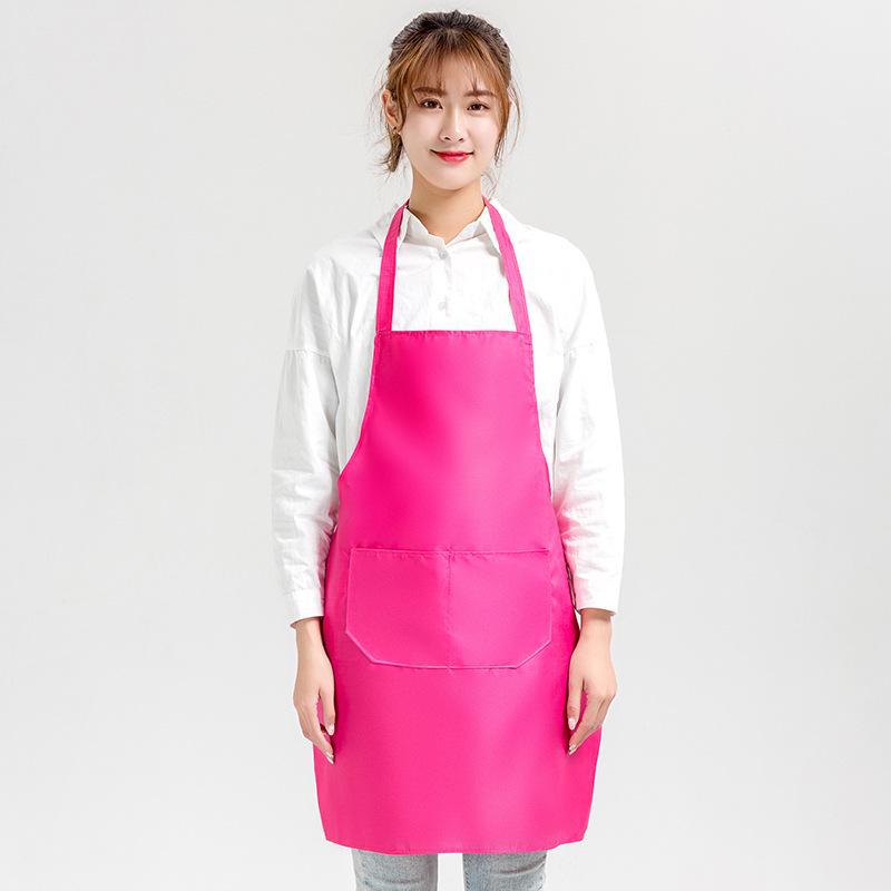 Индивидуальные фартуки цвета персиковой кожи: Современные однотонные цвета с персонализированными логотипами — идеально подходят для подарков и рекламы.