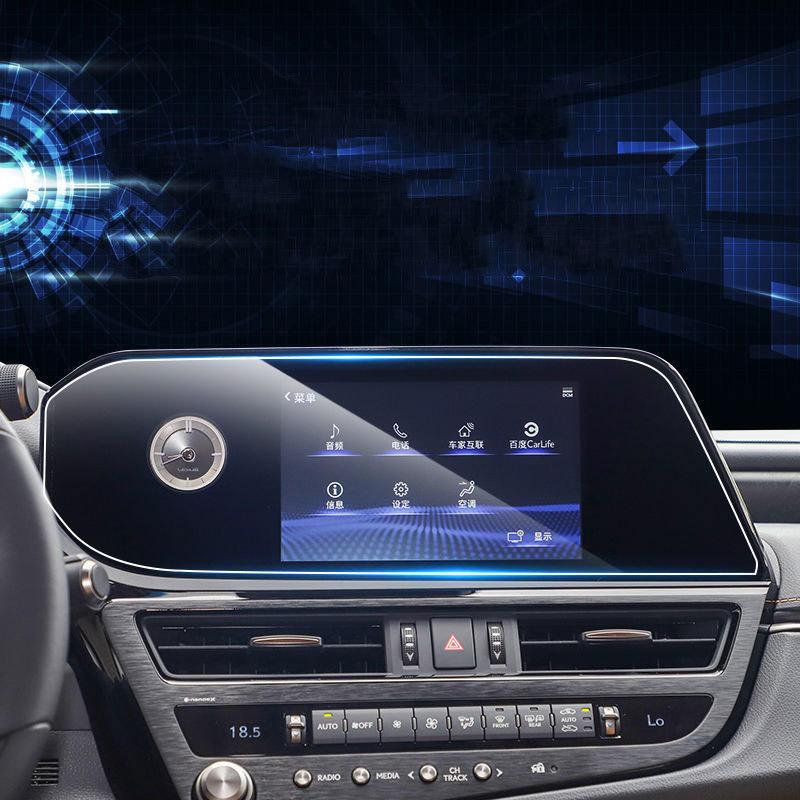 Tempered glass protective film For Lexus ES 200h 260h 300h Car GPS navigation LCD screen Auto interior sticker accessories