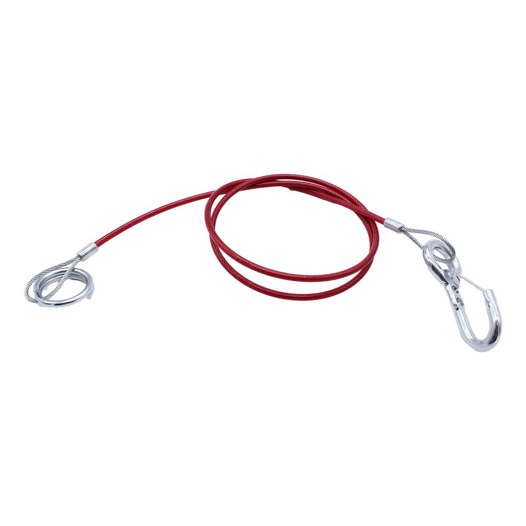 Прочный ремень для буксировки прицепа 100 см, высокопрочный трос безопасности прицепа, обеспечивает безопасность и устойчивость во время буксировки автомобиля