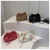 2024 Spring/Summer Women's Ancient Style PU Drawstring Chain Shoulder Bag