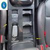 Подходит для Ford Focus MK4 - 2025 ABS Углеродное волокно Декоративная накладка-стикер на подстаканник центральной консоли автомобиля Аксессуар