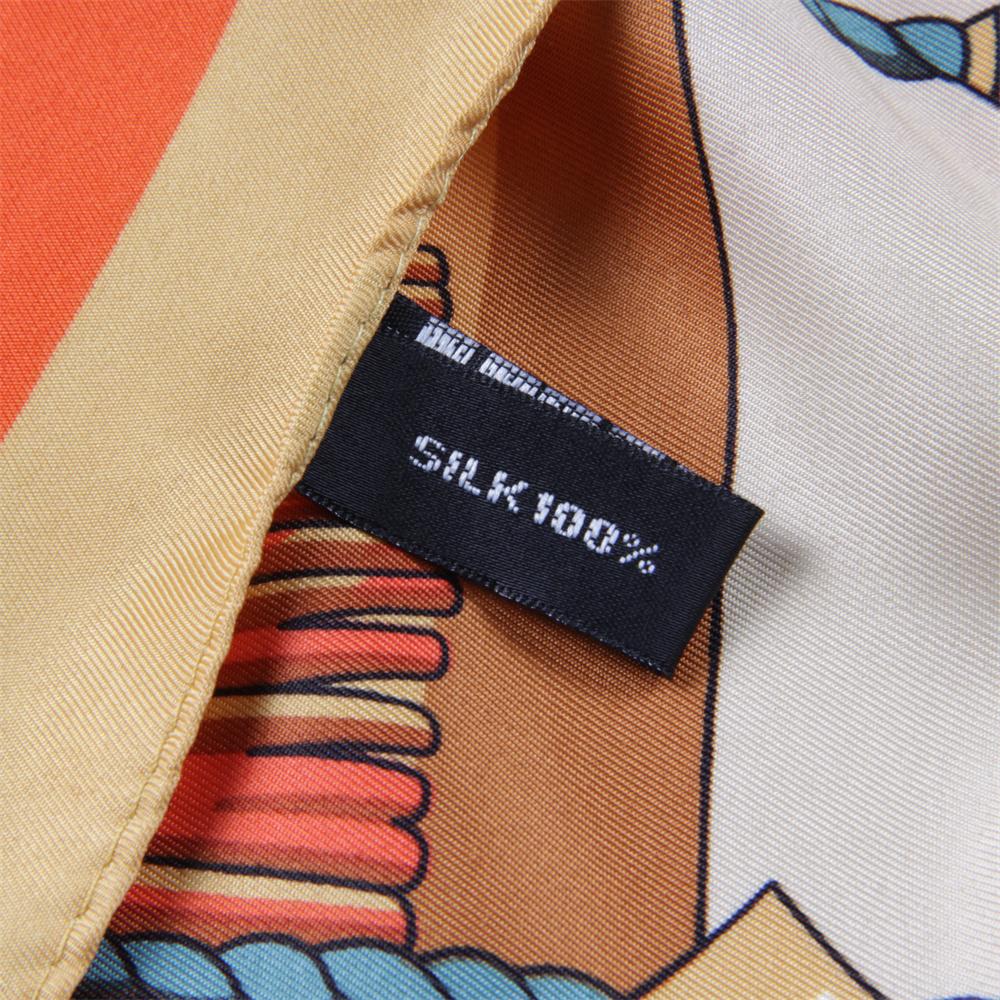 POBING Silk Scarf Women Large Shawls Spain Horse Print Stoles Square Bandana Luxury Kerchief Hijab Scarf Female Foulards 130CM