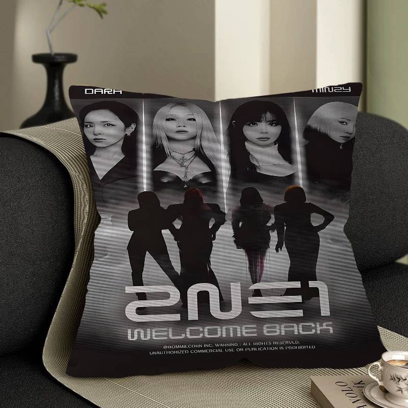 Стиль Kpop 2Ne1 Наволочка Дизайн Чехол для Подушки Декор Праздничный Декорати