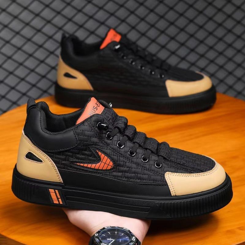Board Shoes Men's Autumn Fashion Trend Color Matching Casual Shoes Outdoor Daily Platform Lightweight Breathable Men's Shoes