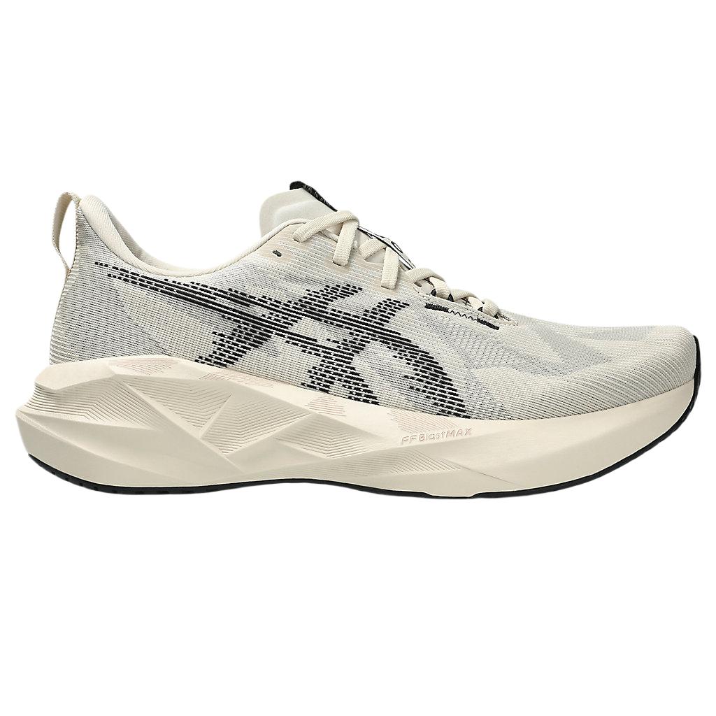 Asics Novablast 5 Модные Минималистичные Амортизирующие Кроссовки с Низким Верхом Мужские Кроссовки Бежевый Черный 1011B974-250