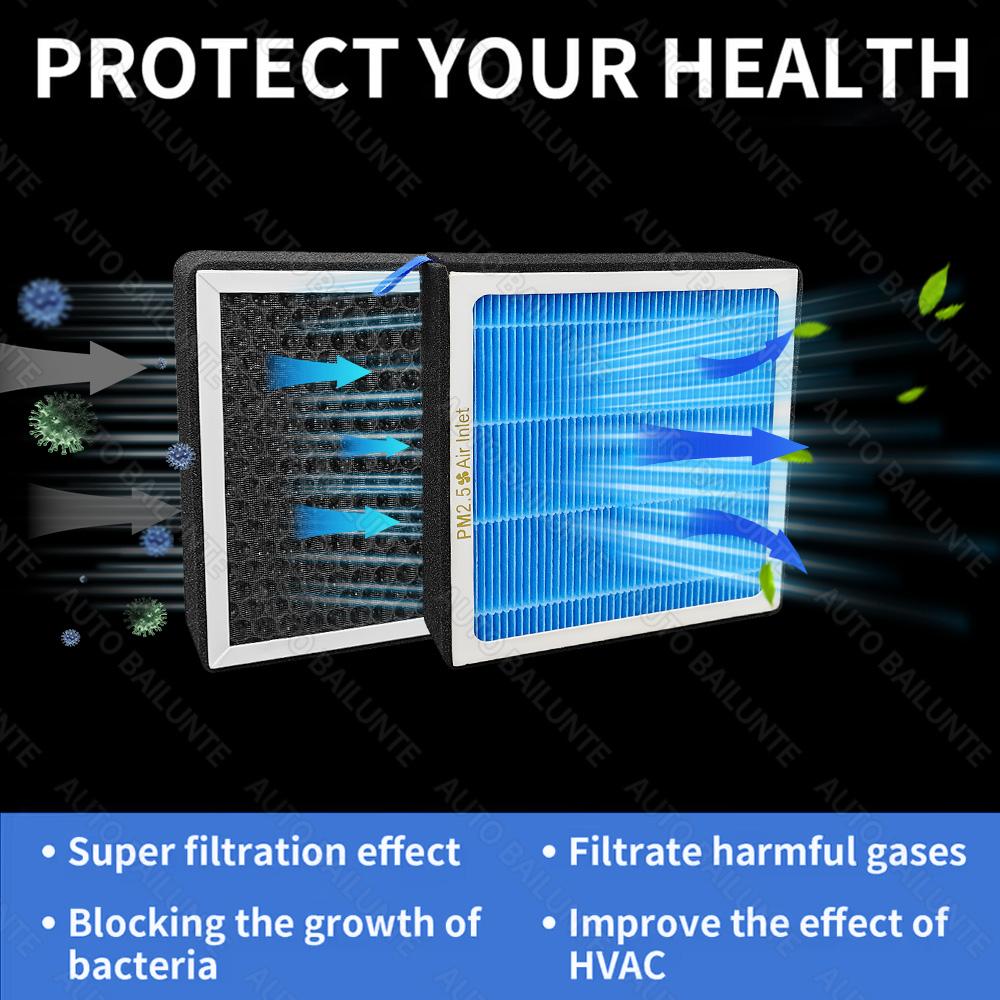 1pcs For Jaguar F-Pace XF I-Pace XE 2016-2020 2025 2025 2025 2025 Car Air Filter Conditioner Replacement Kit Car Accessories