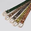 Y2K Leopard Pattern PU Leather Belt Adjustable Waistband Pin Buckle Waist Strap For Women Jeans Pants Fashion Accessory
