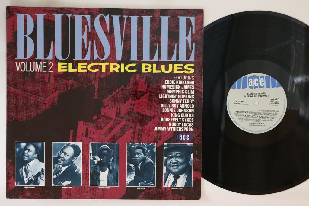 LP Record VARIOUS - Bluesville Volume 2 - Electric Blue CH250 Ace 1988 UK Blues Used