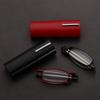 Eyeglasses with Tube Case Easy Carry Computer Reading Eyeglasses Foldable Reading Glasses
