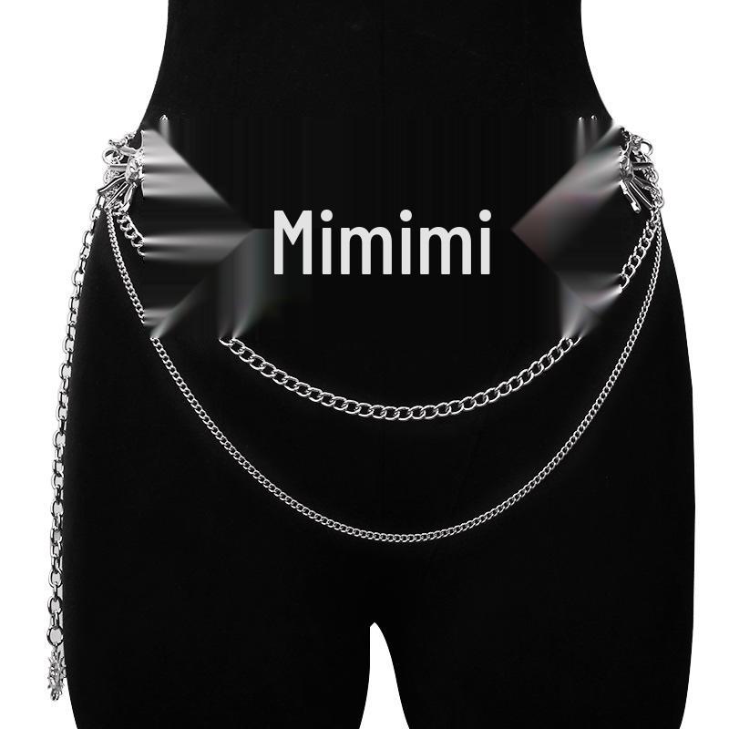 Sunflower Metal Waist Chain for Women - Adjustable European & American Style Waist Belt Ornament