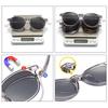 2 In 1 Magnetic Sunglasses Soft Transparent Color Frame Clear Lens Sun Glasses Classic Vintage Sunshades