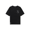Li-Ning Wade Series Printed Round Neck Loose Short Sleeve T-Shirt Unisex Tops Black ATSS421-4