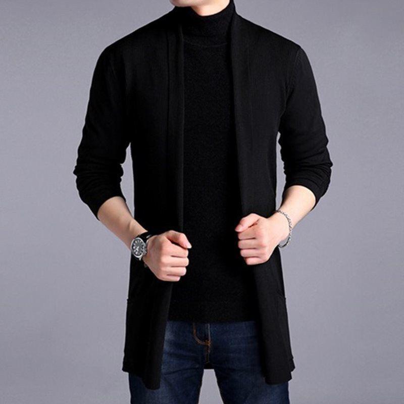 Men's Korean Style Lightweight Knit Cardigan - Spring/Autumn Trend 2021