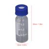 100Pcs 2ml Sample Bottle Clear Glass Screw Cap Vials With Writing Area And Scale For Laboratories Beauty Products