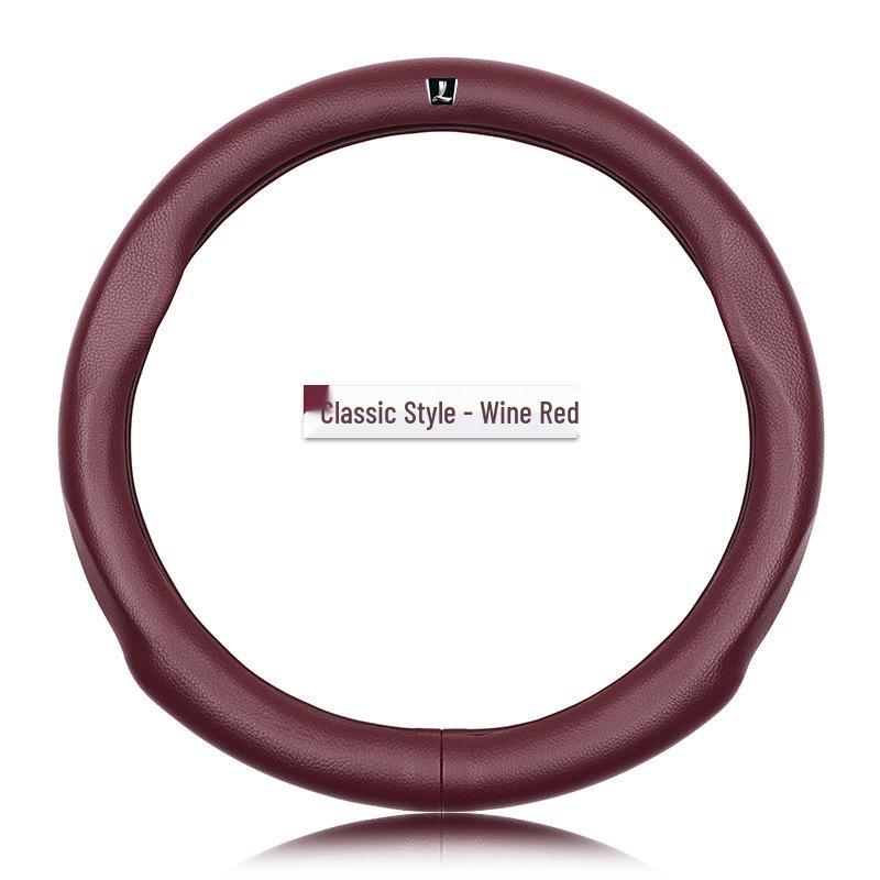 Чехол на руль из натуральной кожи Luxgen - Универсальная посадка для моделей U6, Big 7, S5, U5, 7MPV, Na 5, Rui 3