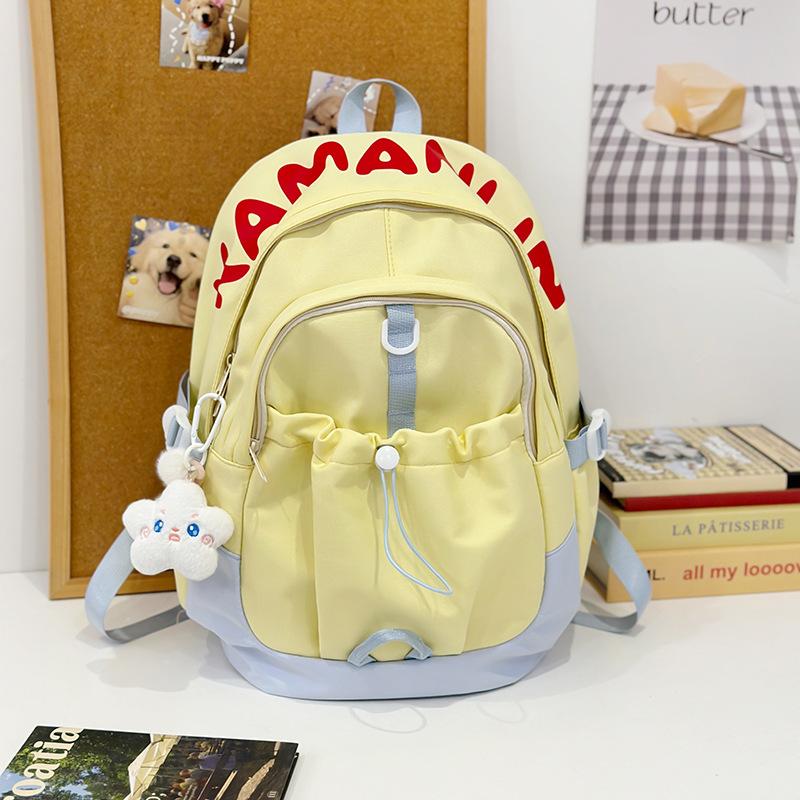 Schoolbag high value soft girl girl backpack Korean version ins small fresh junior high school large capacity student schoolbag backpack