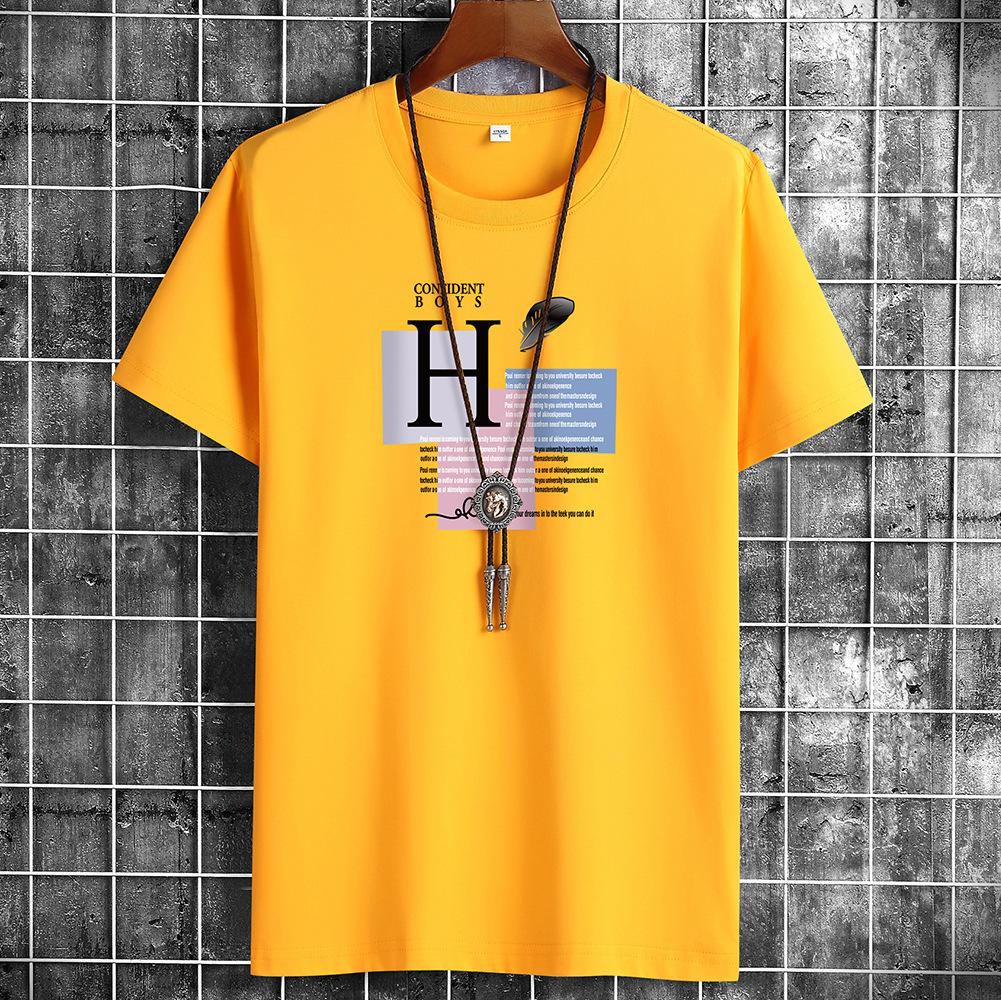 Спортивные футболки, топы, свободные футболки для мужчин, модные принты, мужские футболки с коротким рукавом, новинка лета, повседневные футболки для мужчин