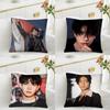 1 шт. Корейская группа Kpop ХИСЫН Наволочка Квадратная Подушка Чехол для Подушки Декор Спальни Дивана Комнаты Повседневная Наволочка