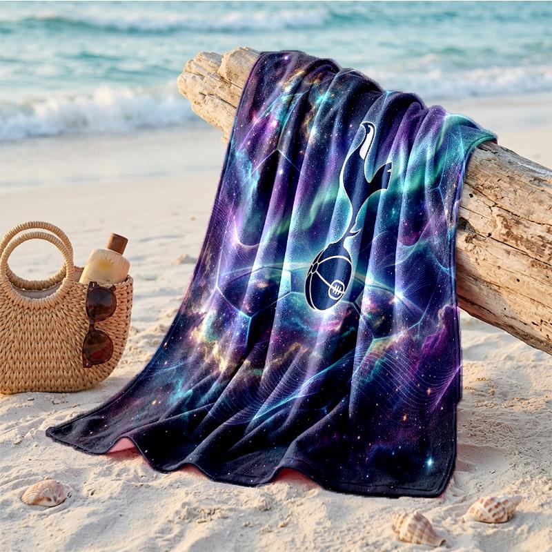 Tottenham Hotspur Print Microfiber Beach Towel Quick Dry Absorbent Large Towel For Beach Swimming Travel