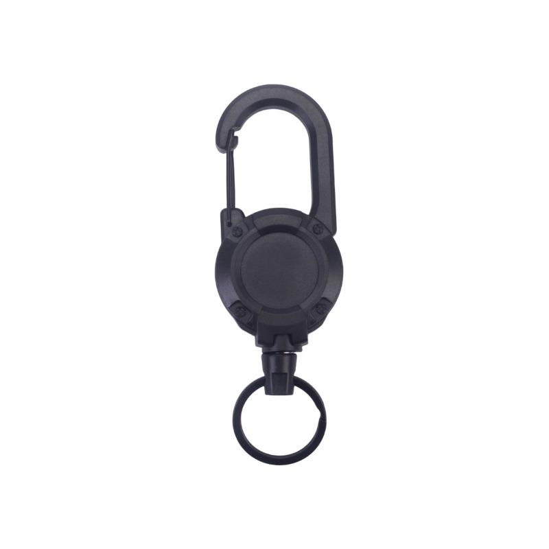 Выдвижная сверхмощная катушка, карабин, брелки, прочная стальная проволока, пряжка, пружинный брелок для ключей, уличный спортивный брелок, инструмент