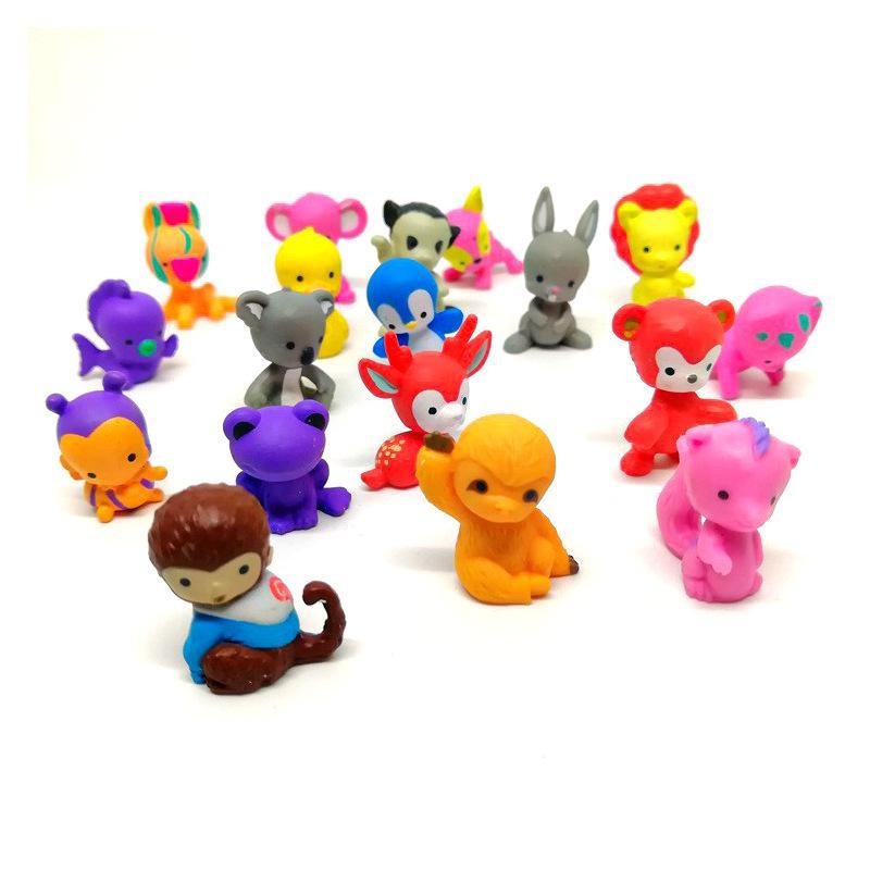 Мини Пластиковые Животные 3D Модель Украшения Игрушка