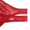 Chic Underpants Flower Embroidery Anti-septic Underwear Lace No Constraint Lady Briefs Women Garment