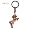 Cool Horse Key Chain Ring Solid Color Keychain Purse Bag Decor Pendant Hanging Accessories
