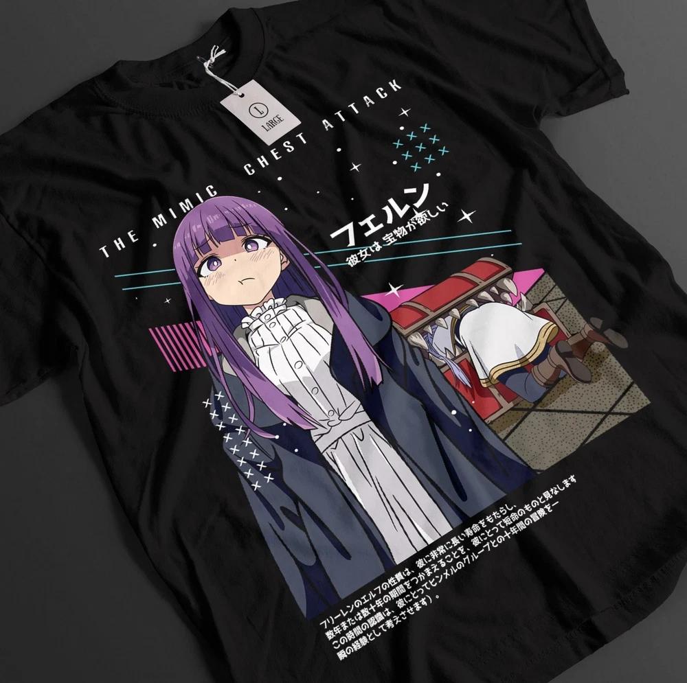 Frieren Shirt Fern Tshirt Stark TShirt Himmel Top Anime Unisex Tee
