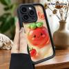 Phone Case: 2D flat design suitable for iPhone 18 17 16 15 14 13 Pro protective case, cute little tomato, perfect Christmas and Halloween holiday gift