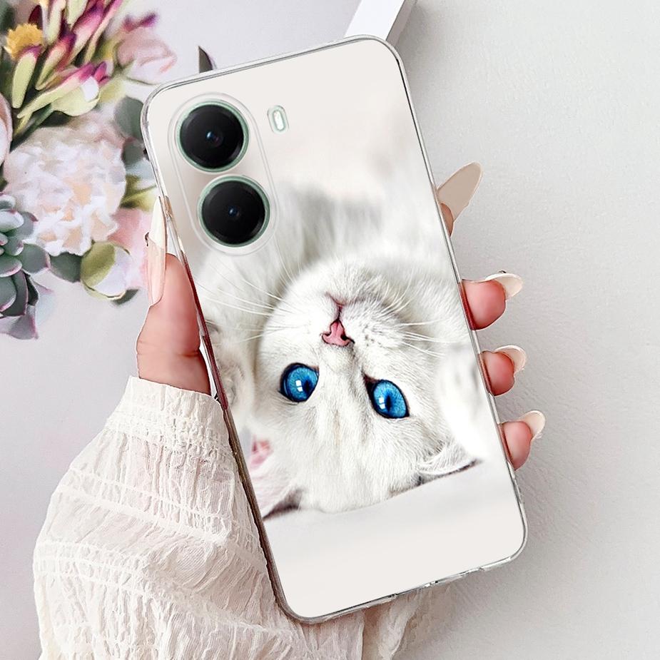 Чехол для Xiaomi Poco X7 Pro 5G Стильный окрашенный чехол Прозрачный силиконовый чехол для телефона Для Xiaomi Poco X7 PocoX7 Pro X7Pro 5G Мягкий чехол