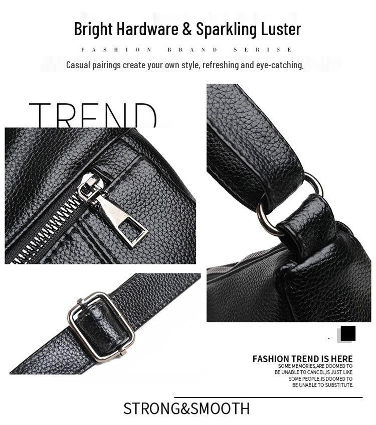 Женская сумка-мессенджер большой вместимости 2025 - Новая модная наплечная сумка для мам