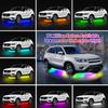 Neon LED RGB Car Underglow Bottom Light Remote/APP Control Flexible Waterproof LED Strip Car Underbody Light Decorative Lamp