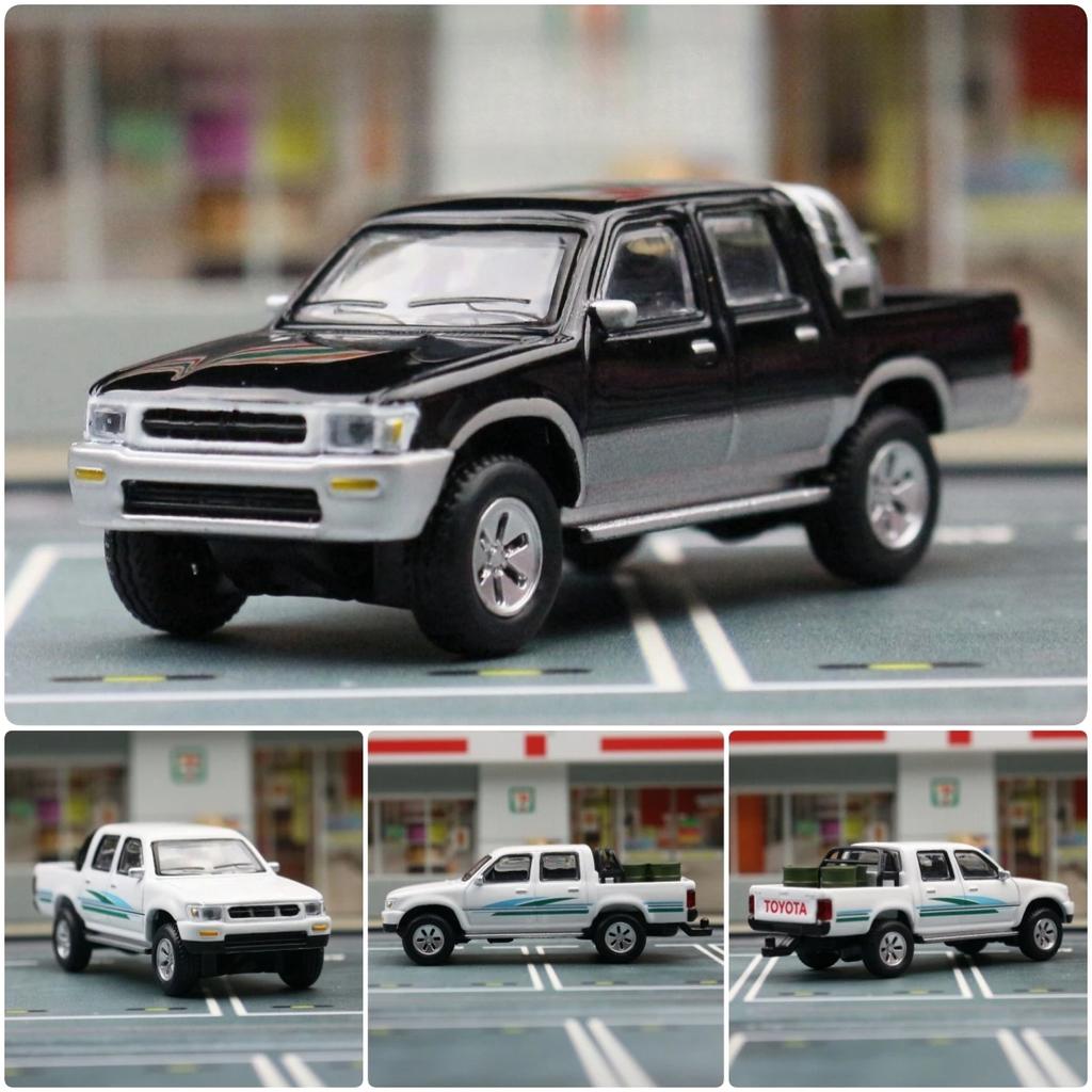 1:64 Pickup Truck Miniature JKM 1/64 Toy Car Vehicle Premium Model Free Wheels Diecast Metal Alloy Collection Gift