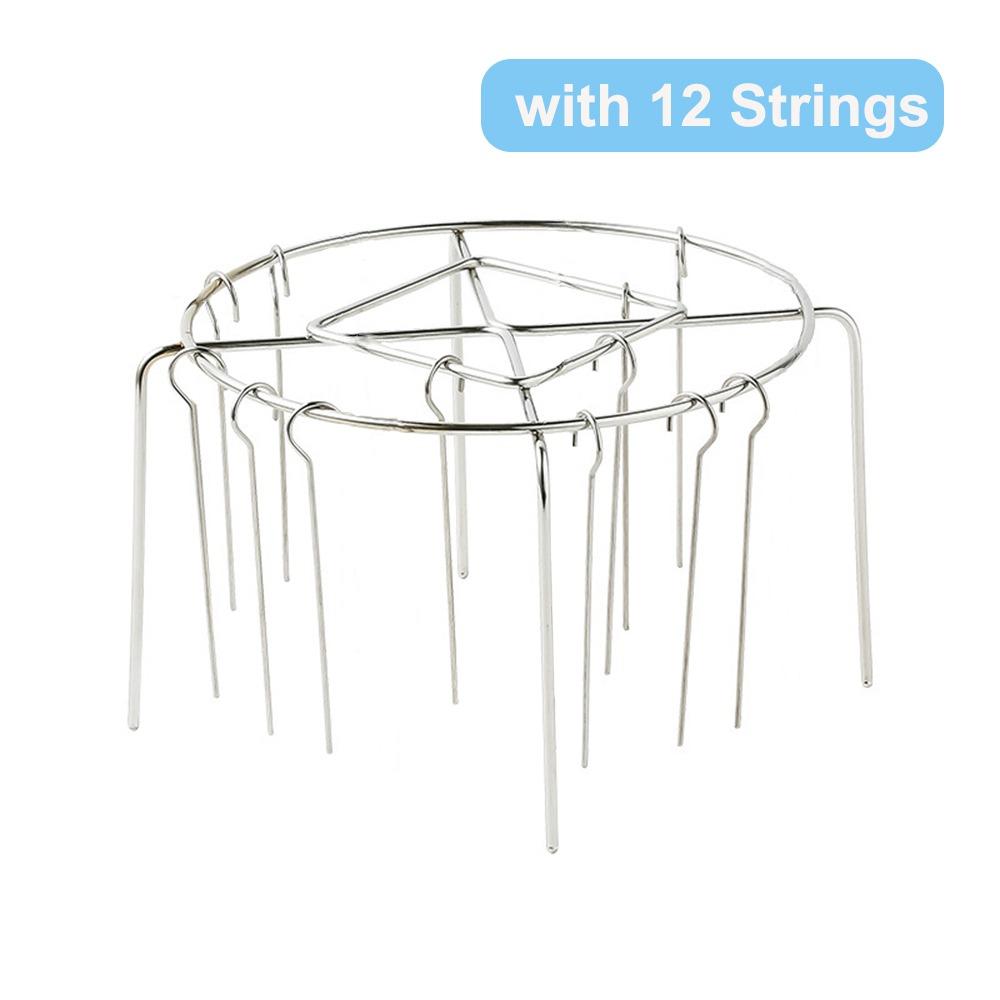 Подставка для шампуров из нержавеющей стали для фритюрницы, держатель для шампуров на 12/24 струны, новая игла для выпечки