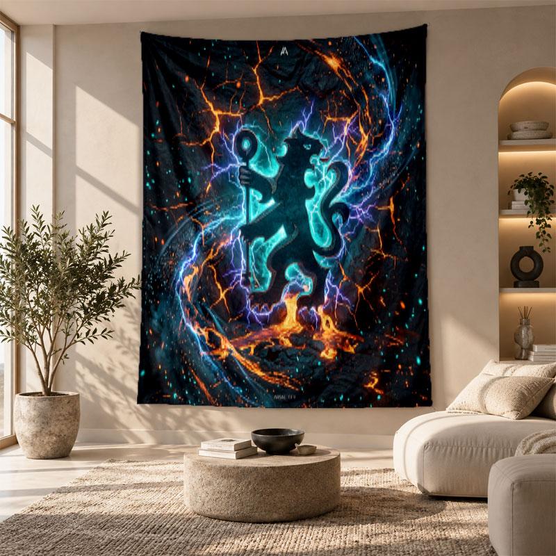 Decorative Tapestry,Chelsea FC Printed Wall Art, Lightweight Wall Hanging For Bedroom Background