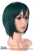 Full Lots of Green Heat Wig with [Fujitatsu] Wig, Short, Cosplay, Wig, Bob, Cross-dressing, Straight, Hair, Hair, Resistant, Net, E02-T5914