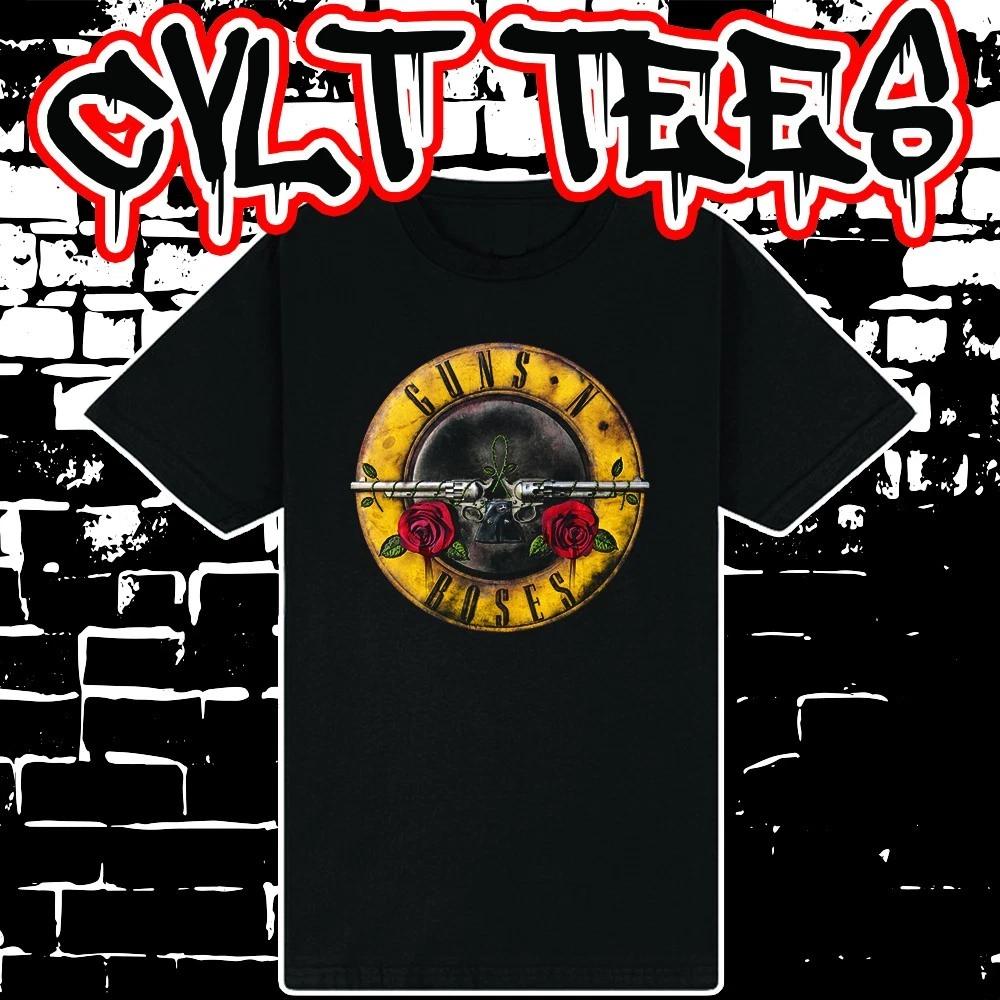 Men's and Women's T-shirts Guns N Roses style Band Tee ~ 100% Cotton