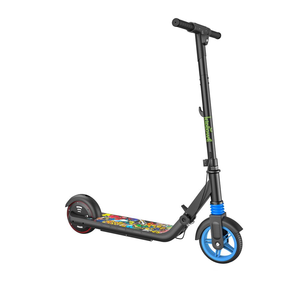 Детский складной электросамокат KIDDOWE K2 130 Вт Мотор 24 В 6 Ач Батарея 14 км/ч Максимальная скорость 6,5-дюймовые литые шины Игра на открытом воздухе Электросамокат