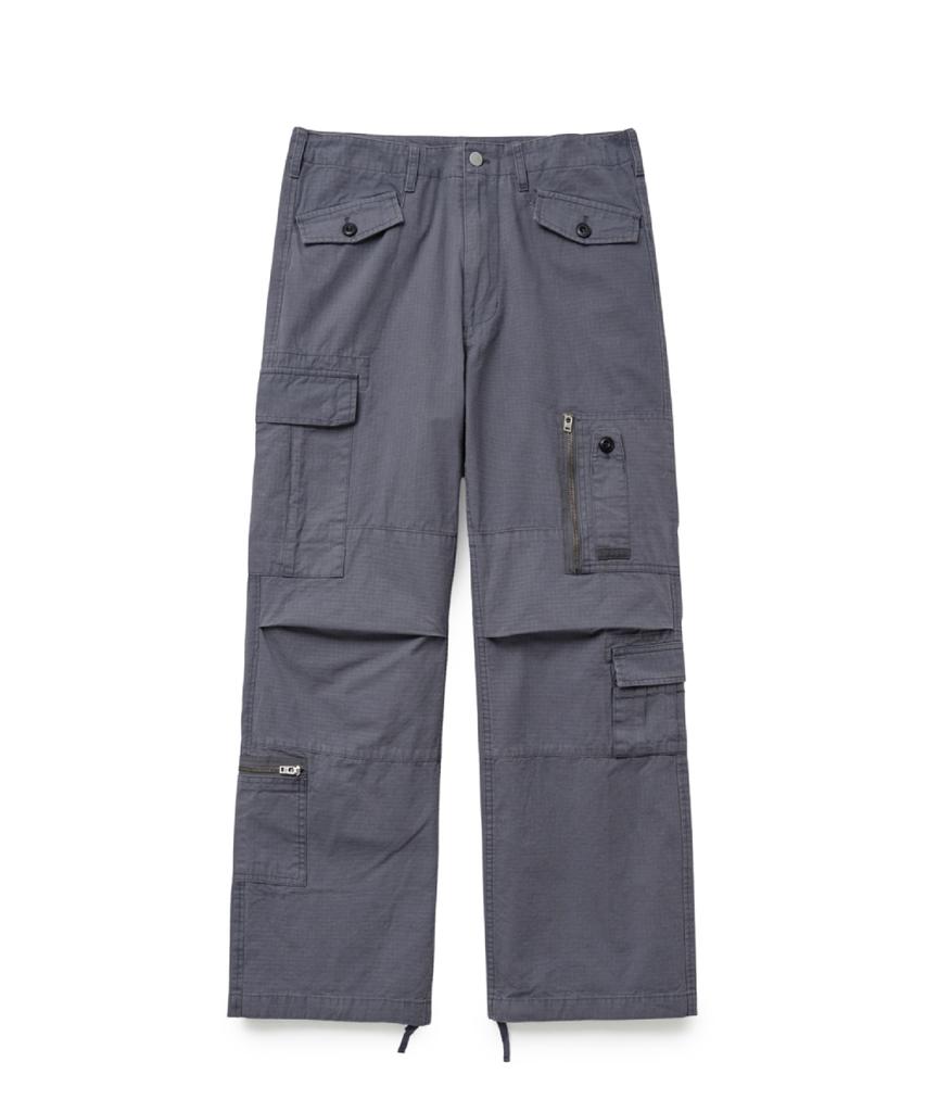 Haechinglum Multi Cargo Pants Blue Gray