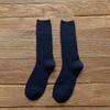 Solid Color Thick Trendy Fashion Cotton Women Wool Socks Korean Style Socks Middle Tube Hosiery