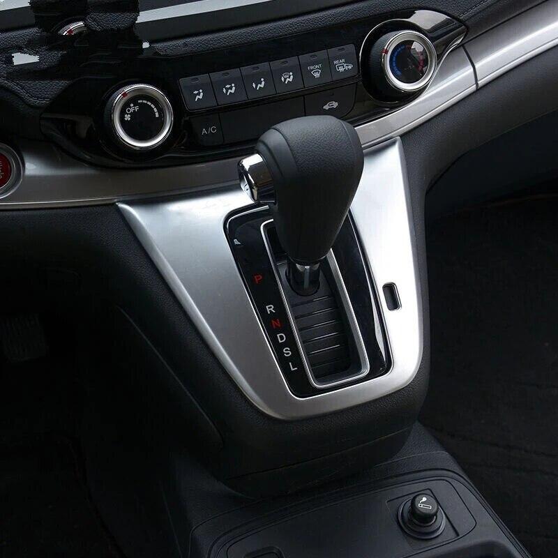 Для Honda CRV CR-V автомобильная ручка переключения передач, рычаг переключения передач, рамка, панель, наклейка, крышка, аксессуары, отделка ABS 2012 2013 2014 2015 2016