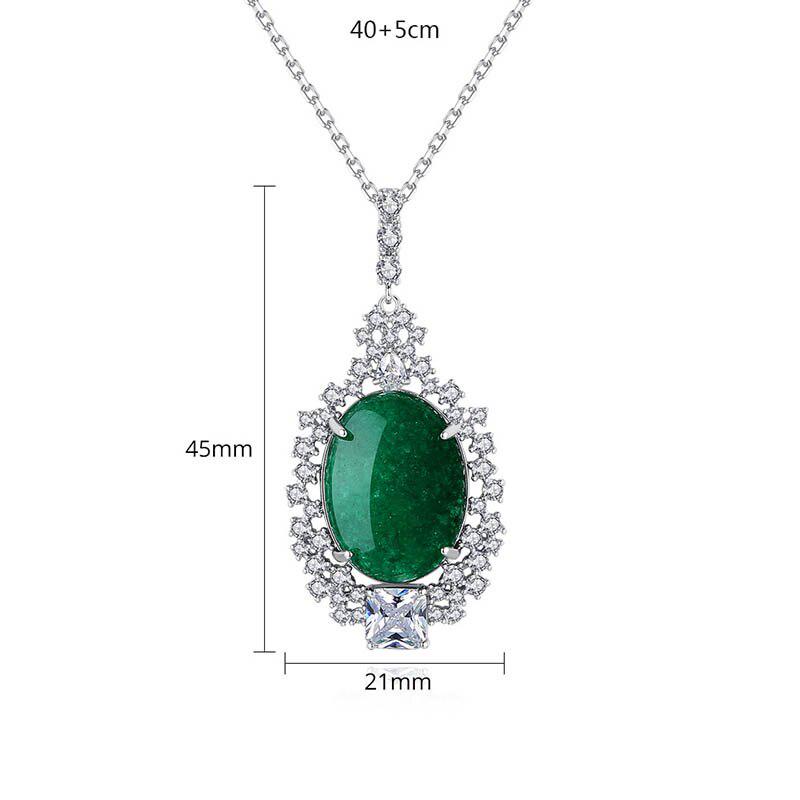 BELLA BOX Лидер продаж, классические ожерелья в форме зеленого цветка, темперамент, подвески для женщин, свадебные помолвки, женские подарки, ювелирные изделия