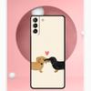 Милый чехол с изображением собак и таксы для Samsung Galaxy S24 Ultra S22 Plus S20 S21 FE S8 S9 S10 Note 10 20 S23 Ultra Cover